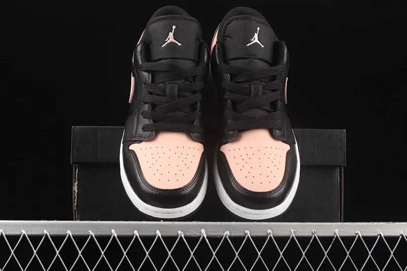 All categories Air Jordan Jordan series basketball shoes Air Jordan 1 Low G version pure original Air Jordan 1 Low AJ1 Joe 1 black powder low-top cultural leisure sports sneakers 553560-034